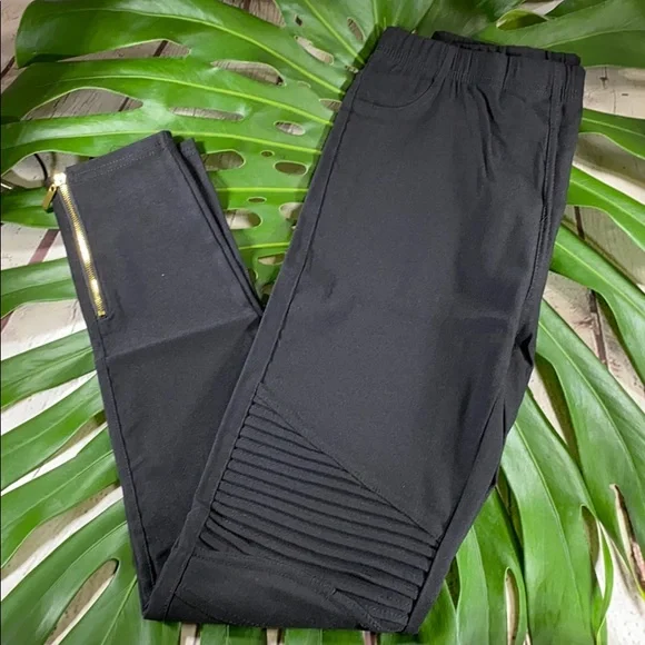 NWT! Stretchy Moto Pant Leggings - Picture 3 of 3
